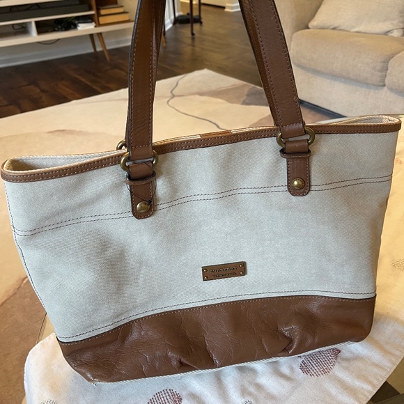 Burberry Blue Label Tote Leather Bag - Picture 1 of 10